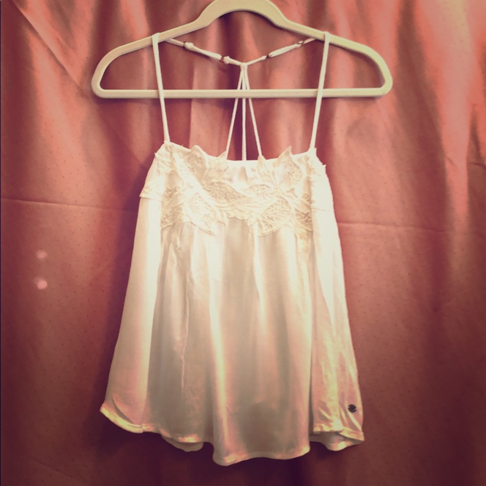 Foxy white summer tank